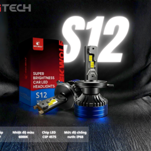 Led tăng sáng ô tô wekwolf S12 chân 9006