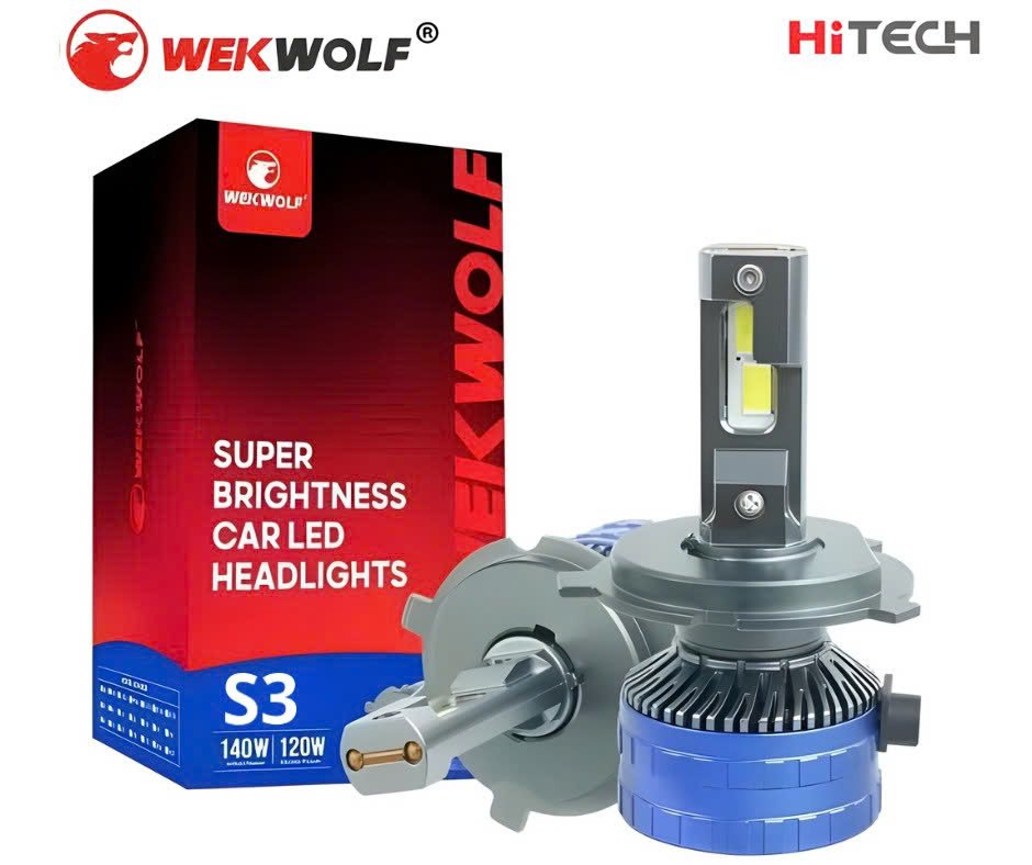 Đèn LED Pha S3 - Siêu Sáng 70W Chính Hãng Wekwolf