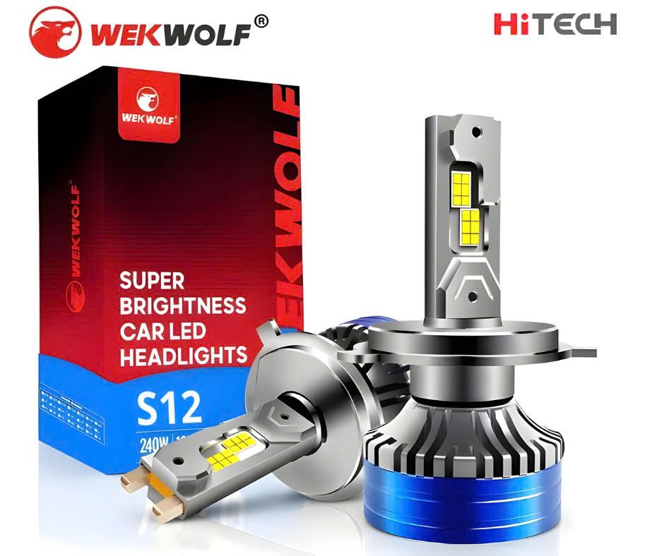 Đèn LED Pha S12 Siêu Sáng 120W Chính Hãng Wekwolf