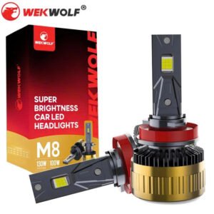 Đèn LED Tăng Sáng Ô Tô Wekwolf M8 Chính Hãng – Ánh Sáng Mạnh, Lắp Dễ, Bảo Hành 24 Tháng