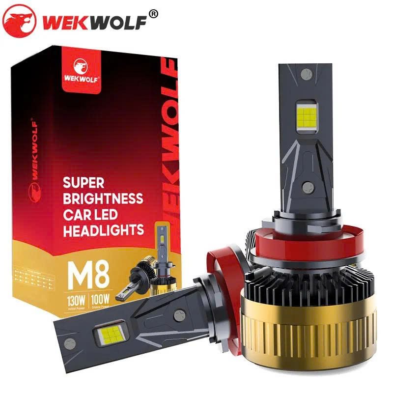 Đèn LED Tăng Sáng Ô Tô Wekwolf M8 Chính Hãng – Ánh Sáng Mạnh, Lắp Dễ, Bảo Hành 24 Tháng