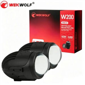 Đèn Bi Gầm LED Wekwolf W200 Ô Tô Chính Hãng – Siêu Sáng, Cos Pha Rõ Nét, Bảo Hành 24 Tháng