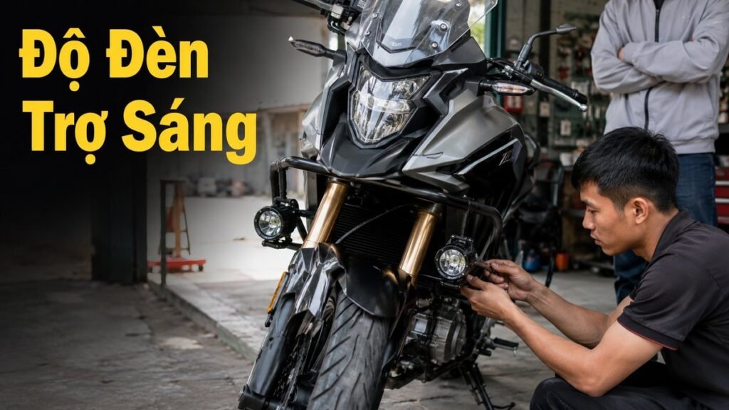 Đèn trợ sáng xe máy