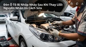 đèn led ô tô bị nhấp nháy